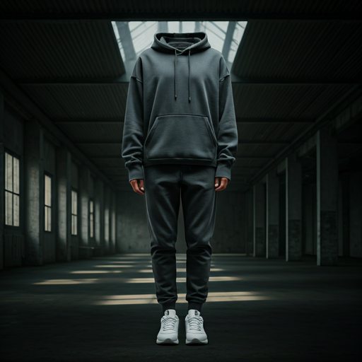 Monochromatic archive outfit