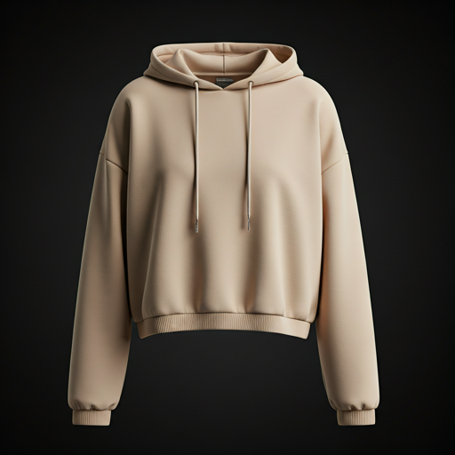 Cropped French Hoodie
